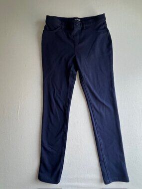 The Children's PLACE Girl's Uniform Ponte Knit Pull-on Jeggings Navy Blue size12